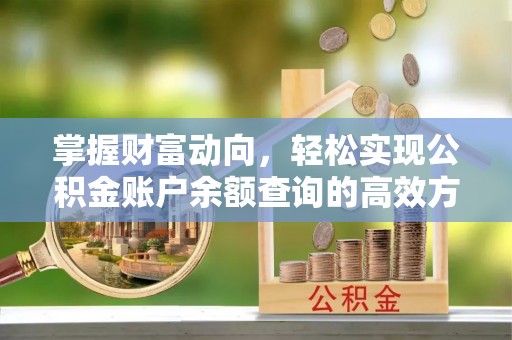 田林掌握财富动向，轻松实现公积金账户余额查询的高效方式