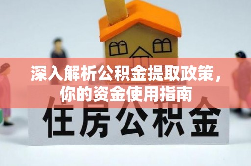 田林深入解析公积金提取政策，你的资金使用指南